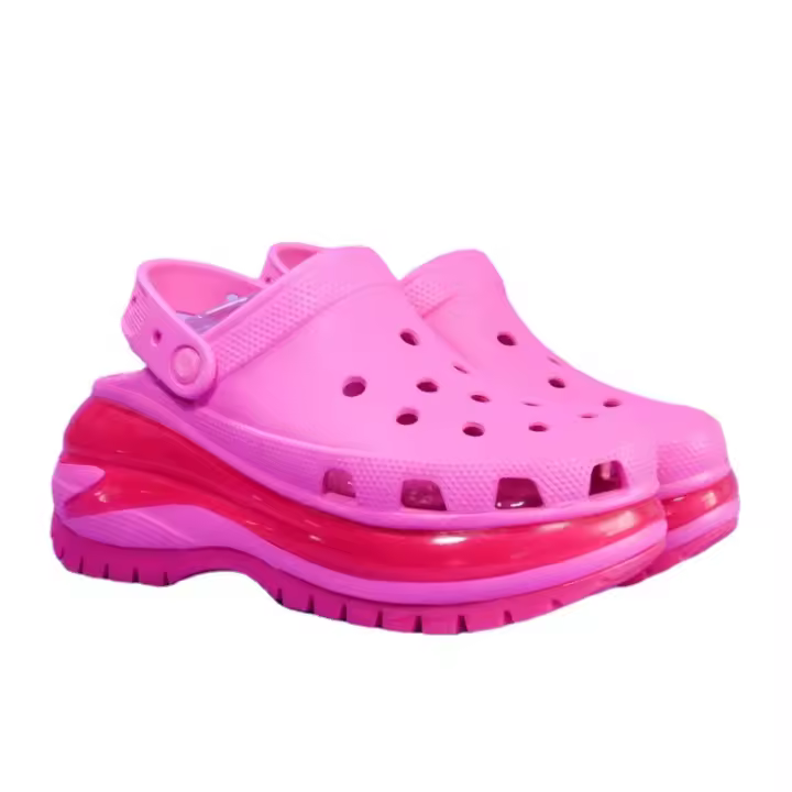 Cro Classic Mega Crush Clog - Sandalias Negeras para Mujer - Suela Crush Extra Gruesa - 1