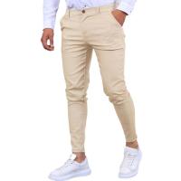Nuevos pantalones formales informales texturizados de color sólido para hombres, pantalones cónicos populares para las cuatro estaciones - details 8