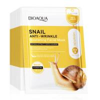 Mascarilla de Caracol BIOAQUA 10pcs Hidratante, Iluminador, Anti-envejecimiento, Adiós a las Arrugas Cuidado de la Piel Facial - details 5