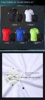 Camiseta de manga corta de seda de hielo para hombre, conjunto informal de secado rápido, pantalones cortos deportivos transpirables - details 3