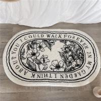 Alfombra de baño antideslizante, felpudo Floral, alfombras absorbentes, Alfombra de entrada, alfombras de piso de balcón, sala de estar, baño, Decoración de cocina, alfombras de felpa - details 3