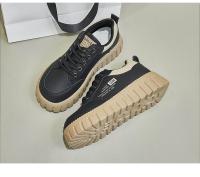Zapatillas de deporte antideslizantes de cuero suave, calzado de Trekking, nuevos zapatos deportivos de monopatín de ocio con cordones de suela gruesa para mujer, moda - details 16