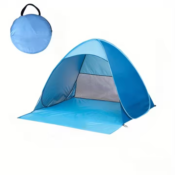 Tienda De Playa Instantánea Automática, Ligera Y Portátil, Con Bolsa De Transporte, Protección Solar Para Exteriores, 1 unidad - 1