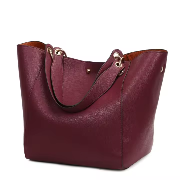 Bolsos grandes de mujer de cuero PU, bolsos crossbody, bolsos de compras, moda femenina, vintage simple, bolsos de hombro, para todos los días - 1