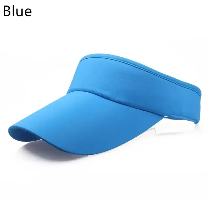 Visera superior vacía para el Sol, sombrero Deportivo plegable para correr, ajustable, tenis, Golf, Diadema, Unisex, secada - 1