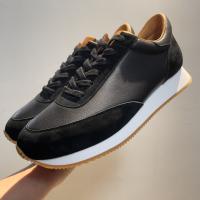 Zapatos de alta gama de cuero de primera capa de cuero de vaca Forrest Gump zapatos hechos a mano - details 2