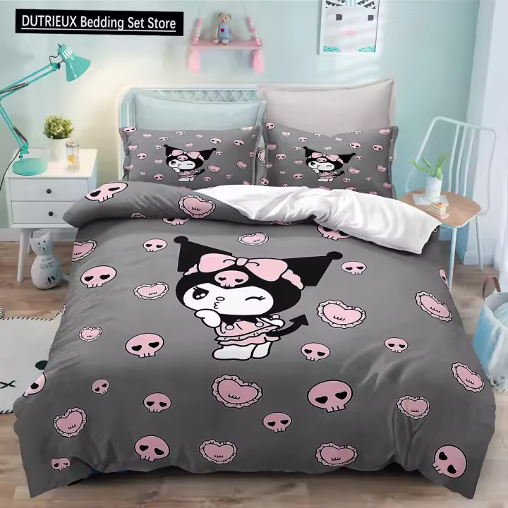 Conjunto de Cama de Dibujos Animados Juego de Three Piece para Dormitorio - 1