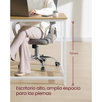 Mesa de Trabajo Pequeña Industrial Ideal para Teletrabajo, Estudio, Dormitorio 60 x 135 x 76cm - details 29