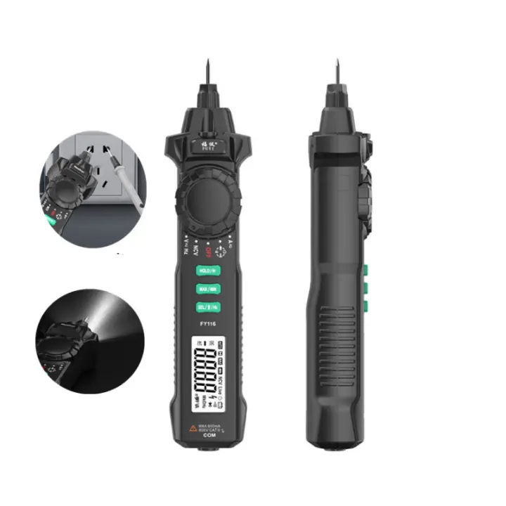 Digital Multimeter Non-Contact AC Voltage Detector FY116 Breakpoint Finder Portable Multimetro Multifunctional screwdriver - 1