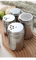 Botellas de sal y azúcar, tapas giratorias, utensilios de cocina multiusos de acero inoxidable y mezcladores de pimienta, tarros de especias, tarros de condimentos - details 5