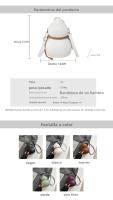 Mochila para mujer, nuevo estilo, personalidad, moda, un solo hombro, bolso cruzado Simple, bolso pequeño, salida de celebridades de Internet - details 0