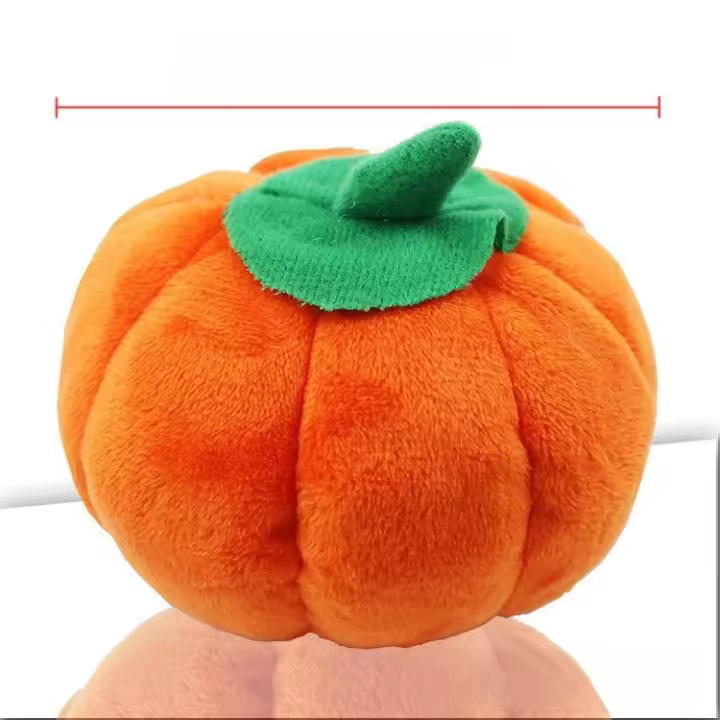 Juguete de Peluche de Perro Bulldog Resistente a Mordiscos, Juguete de Sonido de Dibujos Animados de Frutas Suministros para Mascotas - 1