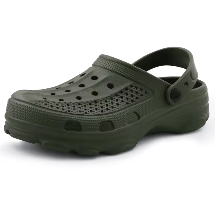 Zuecos para Hombre Sandalias Transpirables para Jardín y Playa Calzado de Pesca Informal para Interiores y Exteriores - 1