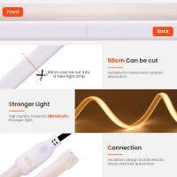 Tira de luces LED COB de 220V, 288led/m, luz de neón con WIFI, Control remoto de 23 teclas, 3000K, 4000K, 6000K, Kit de enchufe de alimentación de la UE - details 4