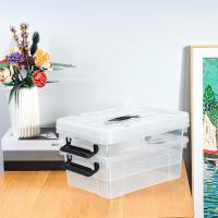 Caja de Almacenamiento de Plástico Transparente Segura y Duradera 90L*4 Diseño Apilable Resistente - details 29