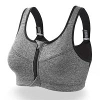 Sujetador deportivo absorbente de golpes para mujer, ropa interior transpirable de secado rápido para entrenamiento, correr y Yoga - details 0