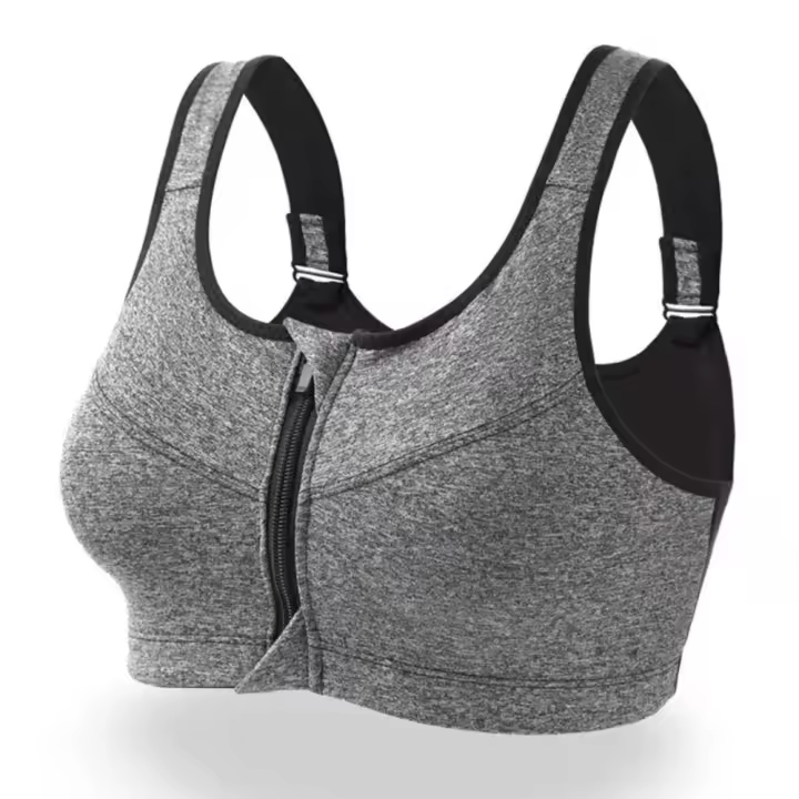 Sujetador deportivo absorbente de golpes para mujer, ropa interior transpirable de secado rápido para entrenamiento, correr y Yoga - 1