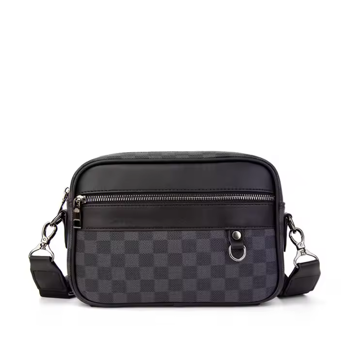 👟 👜 🎒 👓 Nuevo bolso de hombro para hombre casual europeo y americano, bolso para hombre, tendencia urbana, bolso pequeño horizontal, mochila pequeña para joven, bolso de moda. - 1
