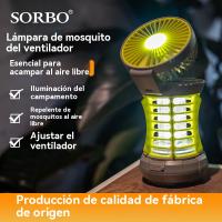 Lampara mata mosquitos impermeable Portátil multifunción LED al aire libre carpa faroles de camping recargable - details 1