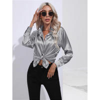 Camisa de satén para mujer, blusa de manga larga, nuevo estilo primavera/verano, ropa de mujer - details 8