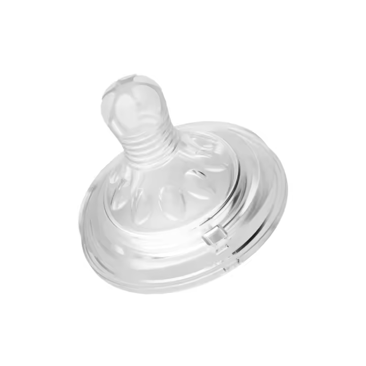 Tetina de Botella de Silicona Suave Dr.Green 4S Agujero Cruzado Ancho Adecuado para Bebés de 0-3 Años Hecho en China - 1