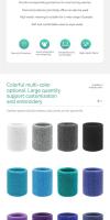 AOLIKES 1 Uds muñequeras absorbentes para fútbol baloncesto correr deportes atléticos tenis - details 1