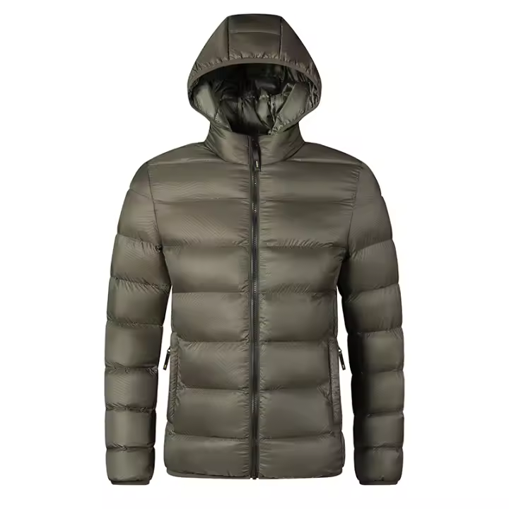 Chaqueta Parka de Invierno para Hombres Cálida, Gruesa, A Prueba de Viento, Moda Casual Elegante - 1