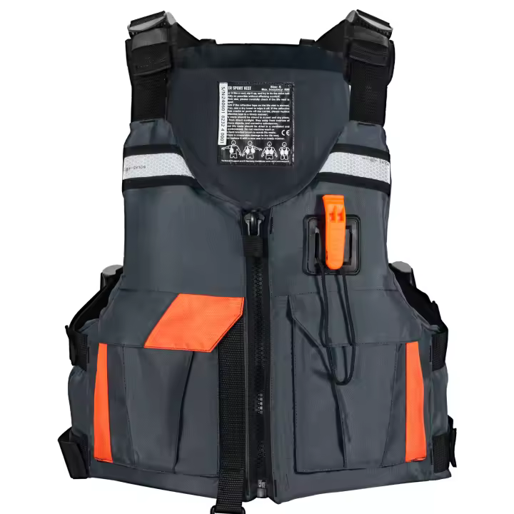 SucceBuy Chaleco Salvavidas para Deportes Acuáticos (PFD) - Nylon Impermeable con Flotabilidad de 80N, Ideal para Pesca, Kayak, Surf y Más para Hombres y Mujeres, Talla S - 1