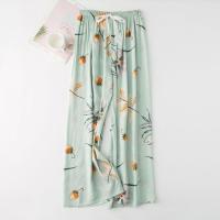 Pijamas de Algodón-Seda para Mujeres Pantalones Corporales Delgados para Embarazadas - details 22