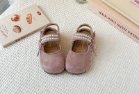 Bolsa de los niños cabeza Boken zapatos 2025 primavera y otoño nueva versión coreana de las niñas perla arco princesa zapatos de suela suave solo zapatos - details 5