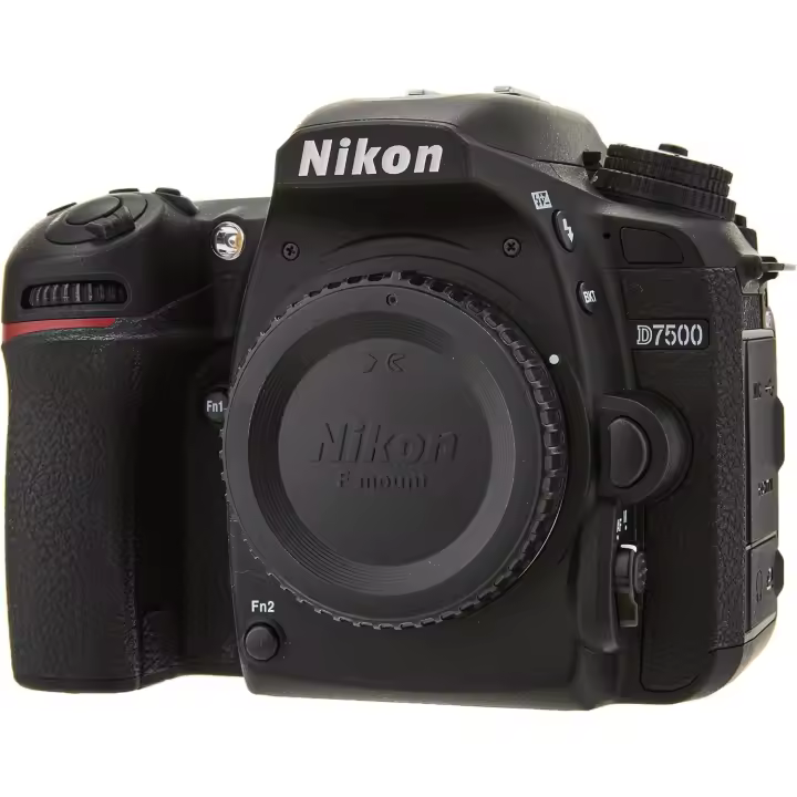 Nikkon D7500 - Cámara réflex digital de 20,9 Mp (pantalla LCD 3,2", 4K/UHD, SnapBridge, Bluetooth, Wifi), color negro - solo cuerpo - 1