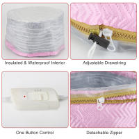 Gorro de secado de vapor para el cabello, calefacción eléctrica, tratamiento nutritivo térmico para SPA, Salón en casa, cuidado del cabello, acondicionamiento profundo - details 6