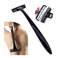Afeitadora de Espalda Ajustable con Mango Largo y 8 Cuchillas para Eliminación de Vello Corporal Accesorio de Belleza Manual para Precisión - details 0