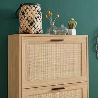 Mueble zapatero, mueble de entrada, zapatero, canaje, madera, baïta