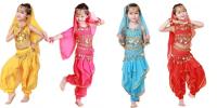 Ropa de danza India para niños y niñas, ropa para actuaciones de danza del vientre, ropa para bailar, traje de baile para branquias - details 2