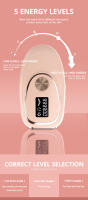 Vancostar-depiladora láser IPL para hombres y mujeres, fotodepiladora IPL para uso doméstico, dispositivo Flash, 999900 - details 5