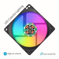 Ventilador de Computadora Fantástico de Alta Velocidad con Bajo Ruido y Gran Flujo Aéreo, 8 cm - details 1