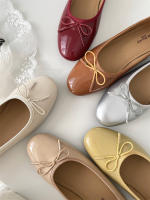 Nuevo francés de fondo plano de charol de un pedal versátil no cansado pie arco boca poco profunda zapatillas de ballet - details 50