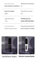 Peine Eléctrico Portátil de Doble Propósito Alisador de Ión Negativo sin Cable - details 0