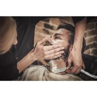 Afeitadora Manual para Hombres Herramienta de Barbería de Acero Inoxidable Fácil de Usar - details 0