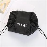 Bolsa De Maquillaje Para Mujer Con Cierre De Cordón Organizador De Viaje Impermeable Estuche De Belleza Portátil De Oxford - details 10