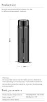 Mini Afeitadora eléctrica para hombres, maquinilla de afeitar portátil con cuchilla para Barba, carga USB, máquina de afeitar - details 12