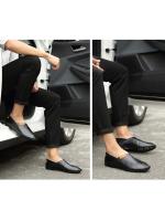 Zapatos de verano para hombre de piel auténtica, talla grande, estilo británico, informales, con agujeros y transpirables de piel de vaca. - details 1