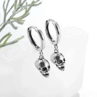 Pendientes de calavera personalizados retro para hombre y mujer, joyería de motocicleta punk rock, nuevo diseño - details 1