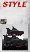 Zapatillas de deporte de moda para hombre, zapatos deportivos informales de moda con parte superior baja y parte inferior suave, zapatos para correr transpirables de malla - details 1