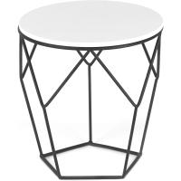 Juego de 2 Mesas Auxiliares Mesa de Centro con Función de Cesta Mesa de Sala Mesa de Metal - details 11