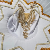 Falda de tutú de Ballet rosa, vestido de Ballet, disfraz de Lago de cisne para niños, ropa de danza del vientre, escenario profesional - details 4