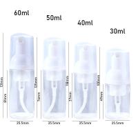 Mini dispensador de champú y cosméticos, jabón de manos, bomba de espuma, botella de jabón, botella rellenable vacía, dispensador de espuma de viaje - details 1