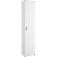 Armario Multiusos 1 Puerta, Madera de ingeniería, Blanco, 39x190x35cm - details 5
