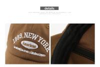 Gorras de Béisbol Bordadas Ajustables para Hombres y Mujeres Gorras de Sol de Algodón Americano de Nueva York 1989 Gorras Sólidas Deportivas - details 12